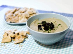  Crema fría de berenjenas