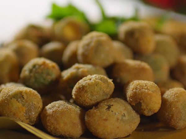 Aceitunas fritas al queso