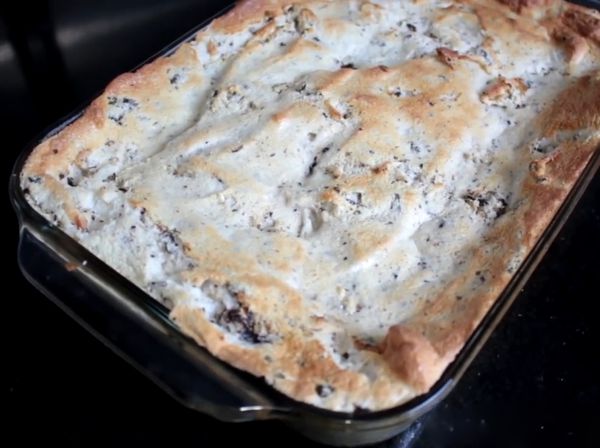 Postre al horno de ciruelas pasas